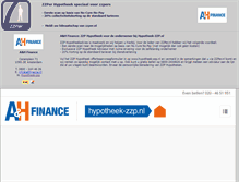 Tablet Screenshot of hypotheek.zzper.nl